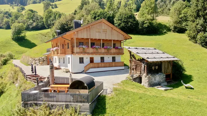 Kröllhof in Südtirol mit Ferienhaus, Sauna und Grillplatz